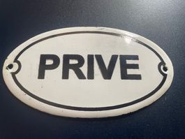 Emailschild/PRIVE/Privat/Oval/Antik