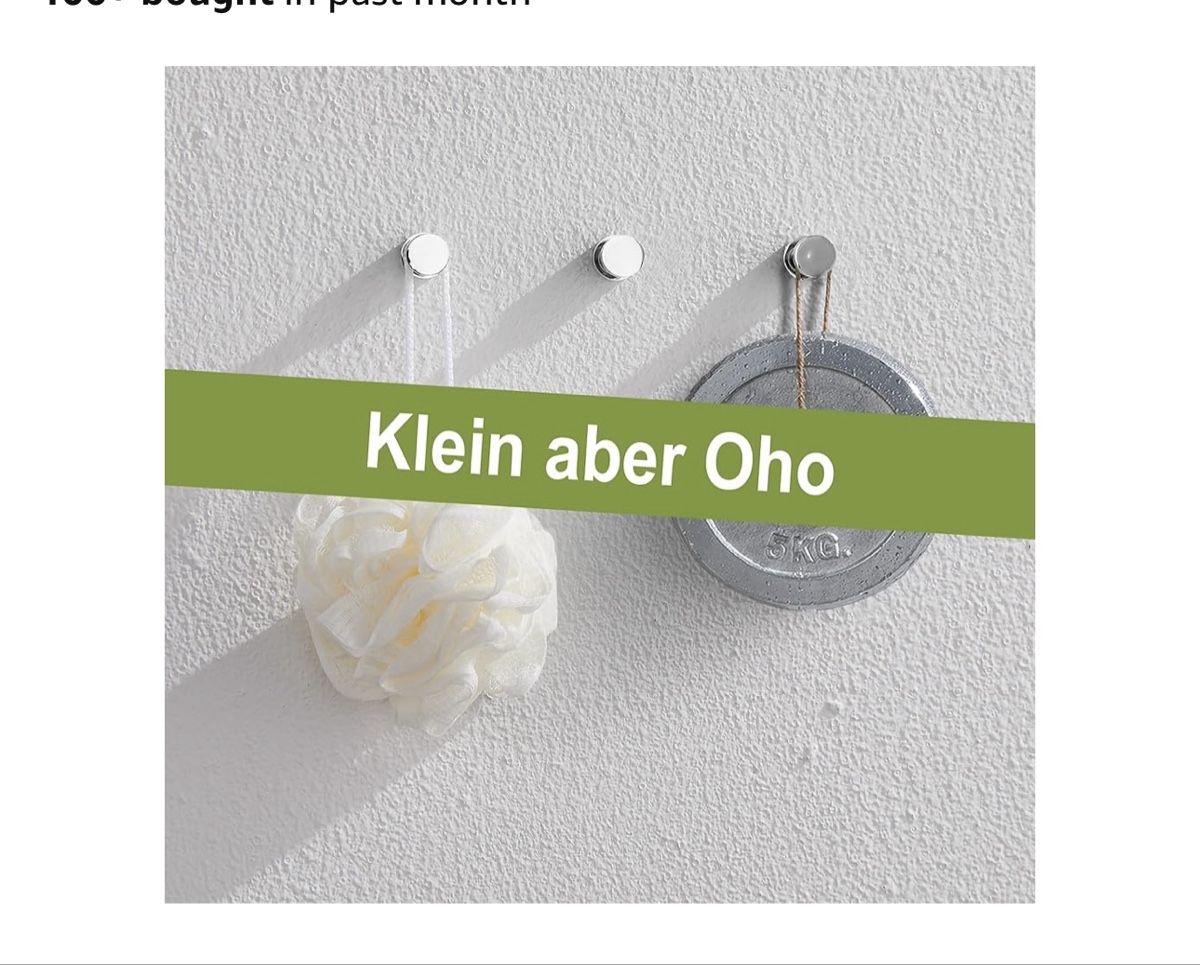 Ferramenta: Crochet chrome salle de bain – Nuovo e nell'imballaggio originale da Schönenwerd venduto da Luparveen 1