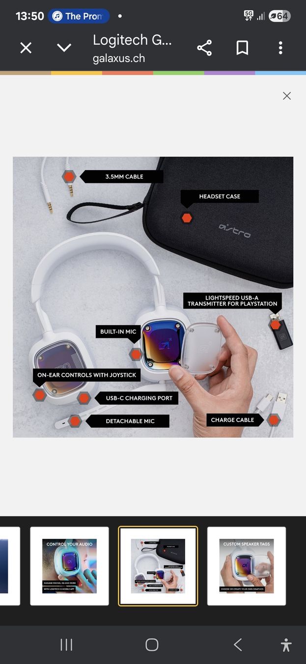 Astro Gaming Cuffie: Casque Gaming ASTRO A30 – Nuovo (secondo la descrizione) da Delémont venduto da Miyoko 8