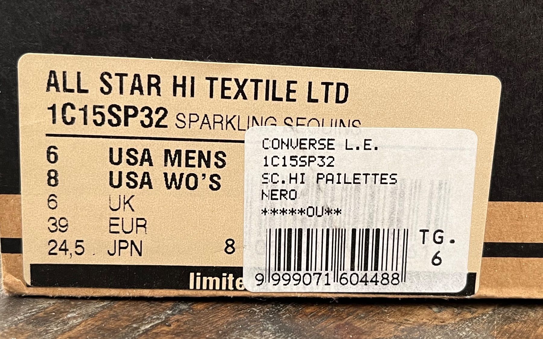 Converse Scarpe da uomo: Converse pailettes limited edition n.39 – Nuovo e nell'imballaggio originale da Breganzona venduto da mas_tv72 9