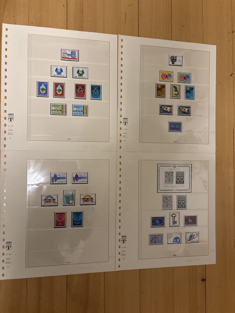 Tutti i francobolli: UNO Briefmarken Sammlung Schweiz 1969 -1995 – Nuovo (secondo la descrizione) da Freienstein venduto da Golfbueb 2