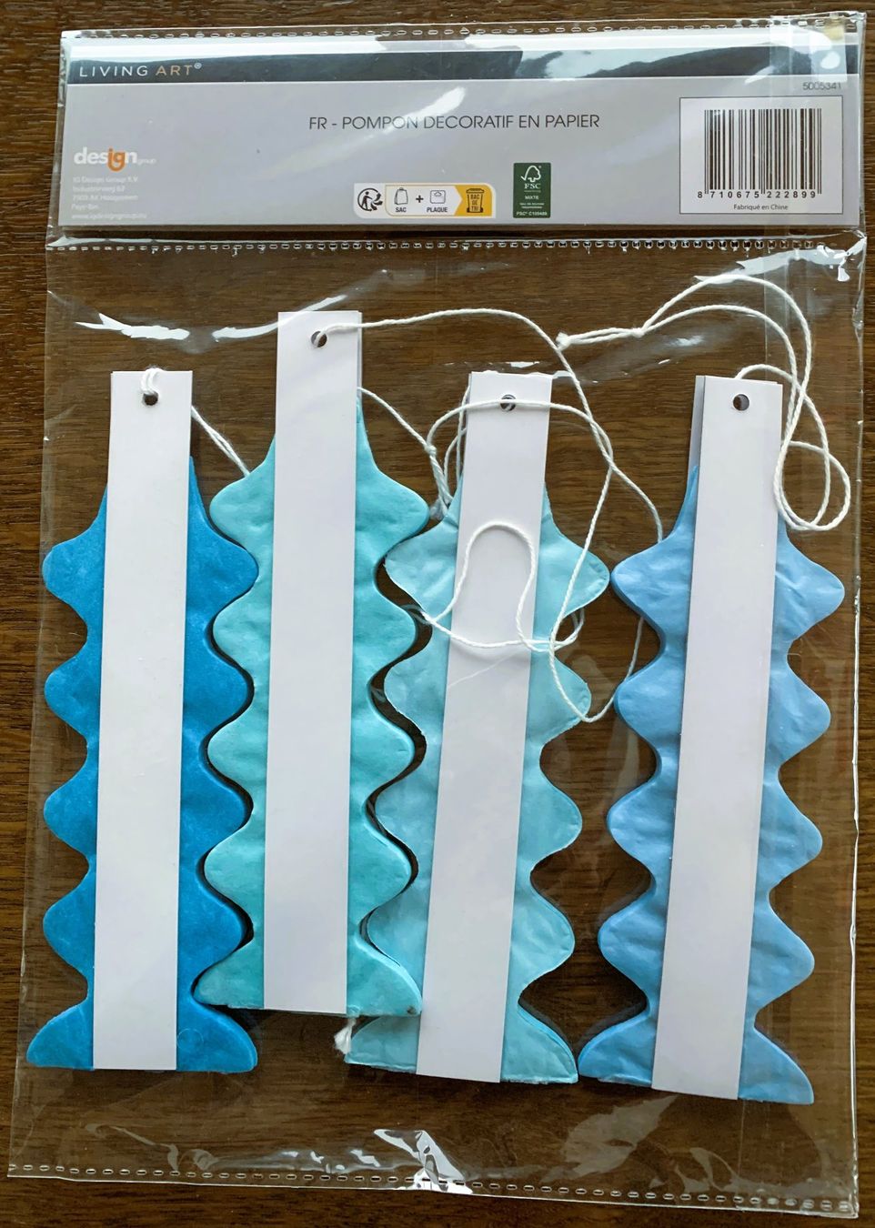 Tutte le decorazioni: DEKO 4 SEIDENPAPIER-POMPONS VON LIVING ART – Nuovo e nell'imballaggio originale da Birsfelden venduto da Emporio82 1