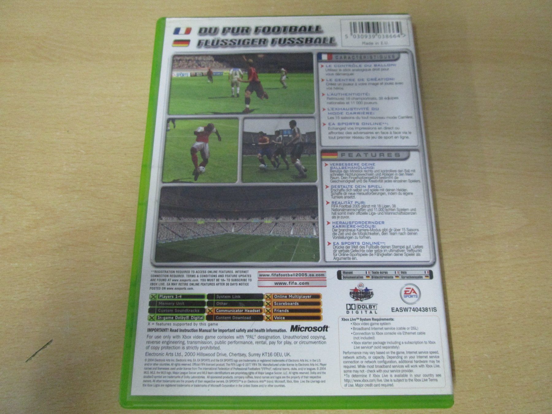 Microsoft Spiele: FIFA Football 2005 Microsoft Xbox XBOX – Gebraucht aus Goldau von agestuffer 1
