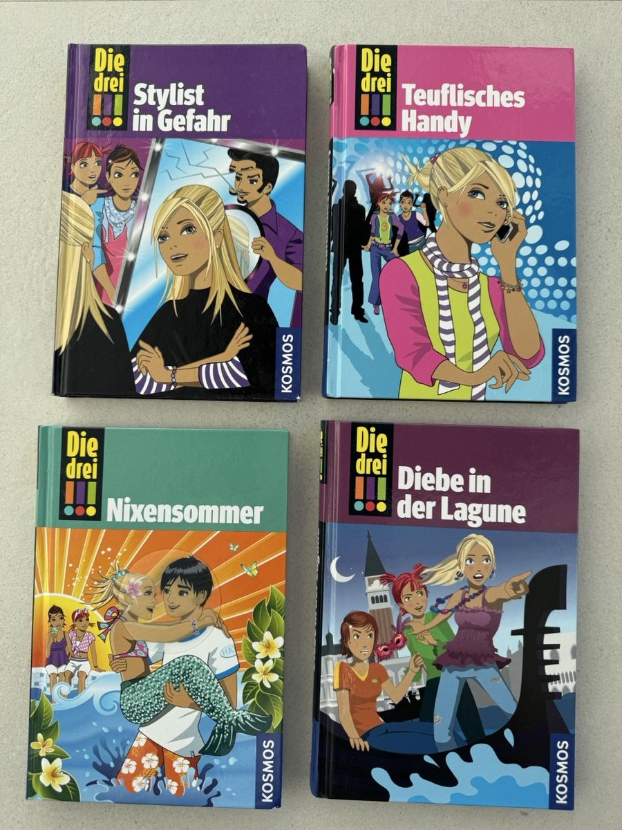 Libri: 4 Bücher Die drei !!! – Usato da Rickenbach SO venduto da Lerg