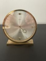 Swiza Vintage Tischuhr, Messing, Top Design Klassiker