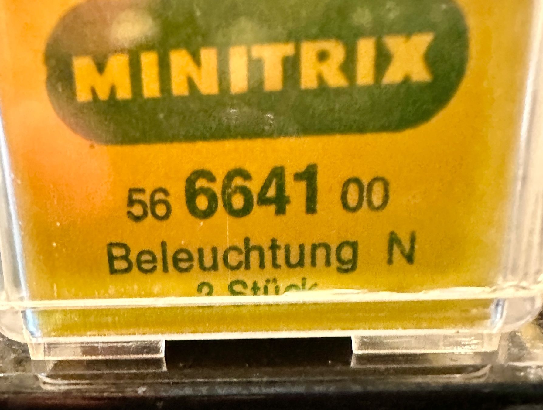 Trix Modelleisenbahnen: Minitrix 6641 Beleuchtung N 2Stk. – Neu und originalverpackt aus Burgdorf von Gedora