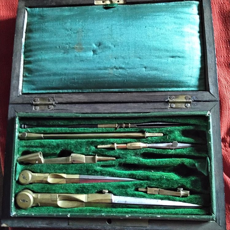 COFFRET ANCIEN COMPAS Unis France EUR 45,00