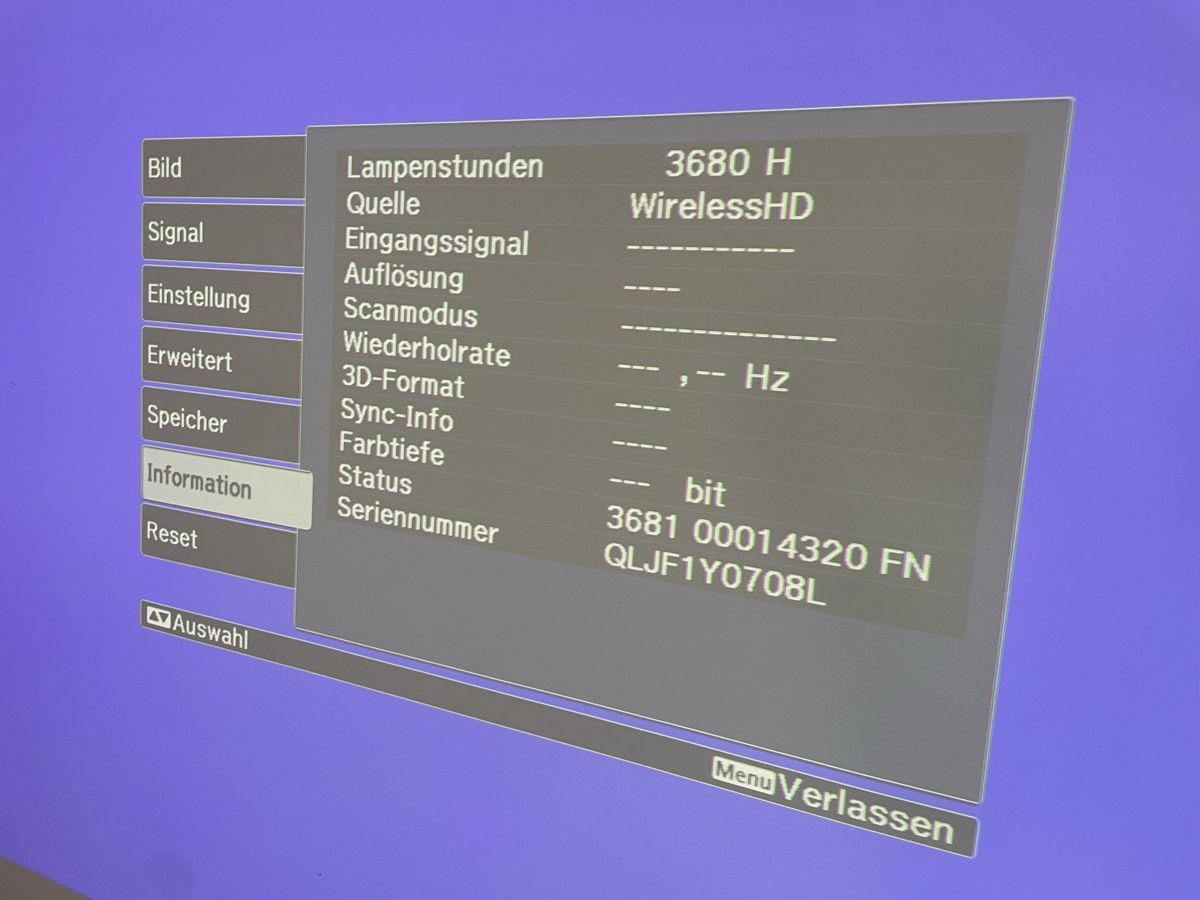 Epson Vidéoprojecteurs: Epson EH-TW9000W  – D'occasion à Oberrieden par wer_g6cn 2