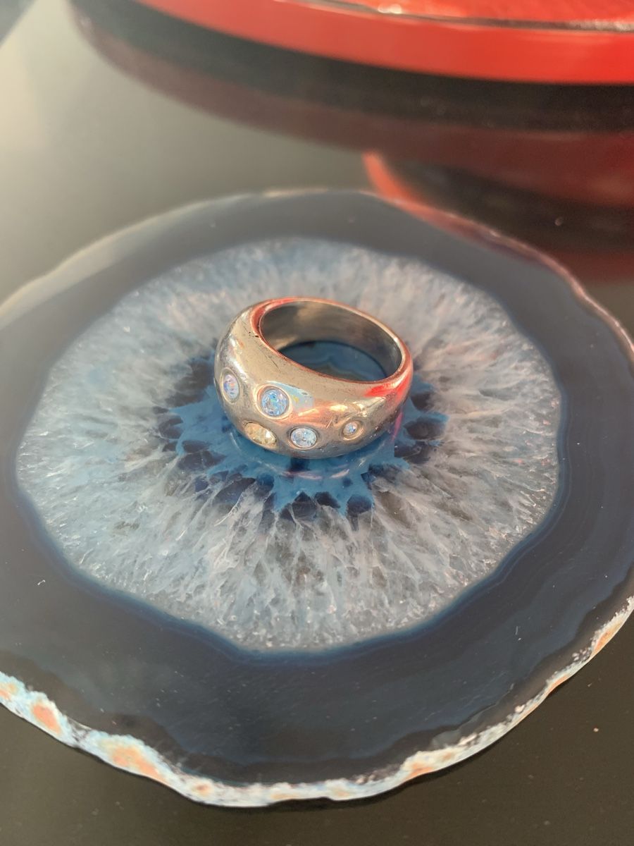 Saint Laurent Anelli: vintage silver ring YSL, size 53-54, original – Usato da Lausanne venduto da oyu_hgg5 6