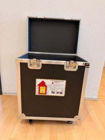 Roadinger Flightcase (Box/Transportkiste) mit Rollen