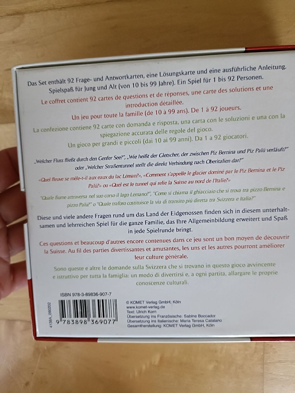Giochi: Schweiz - für Jung+ Alt – Nuovo (secondo la descrizione) da Gossau SG venduto da scania1509 1