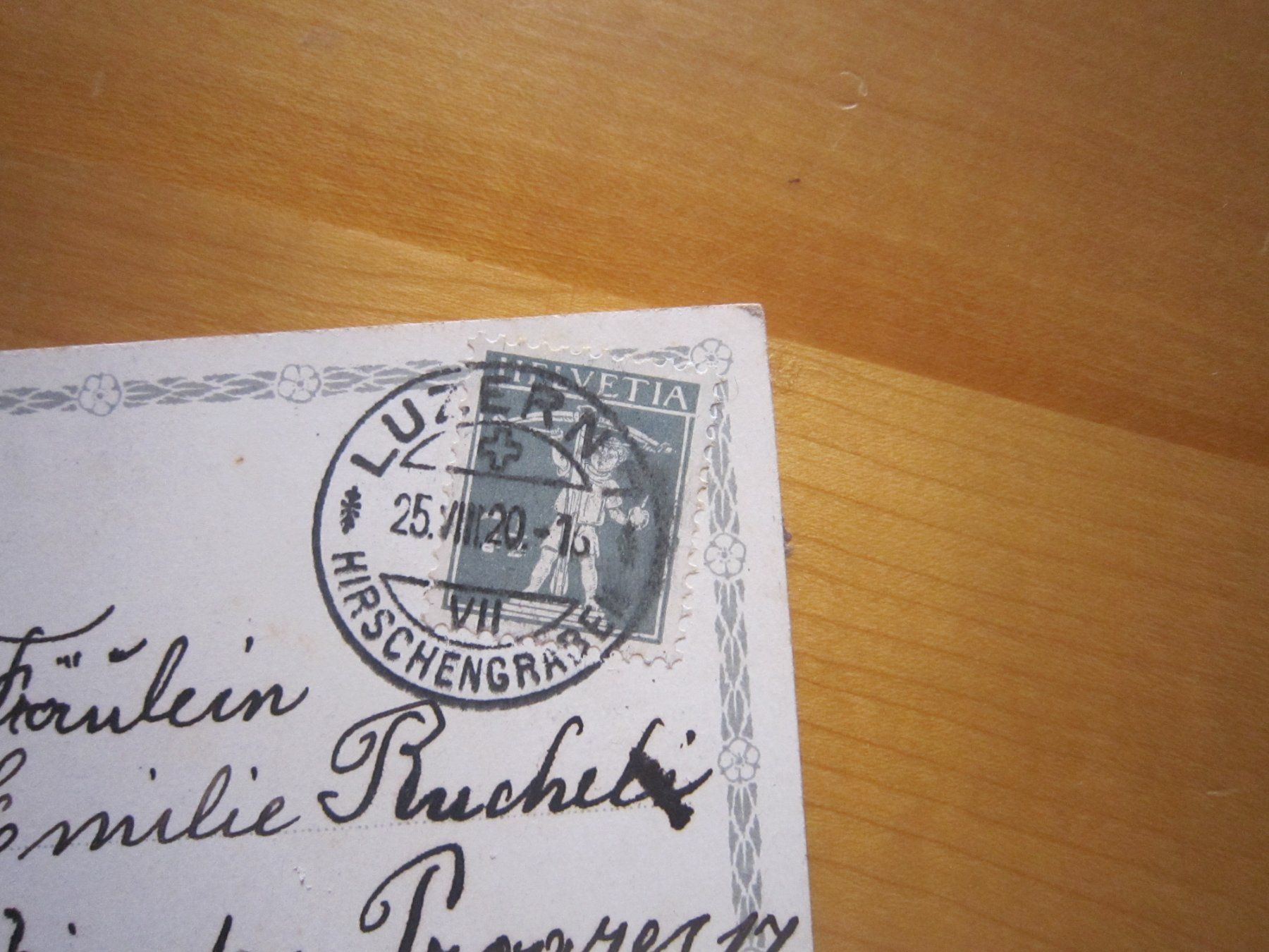 Ansichtskarten: No 8 Postkarte "Süss" 1920 KAthi – Gebraucht aus Gordola von Polentaefung 4