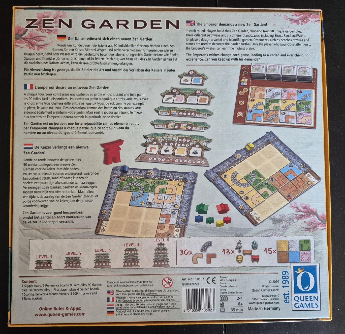Giochi: Zen Garden Brettspiel – Usato da Altstätten SG venduto da bluedine 1