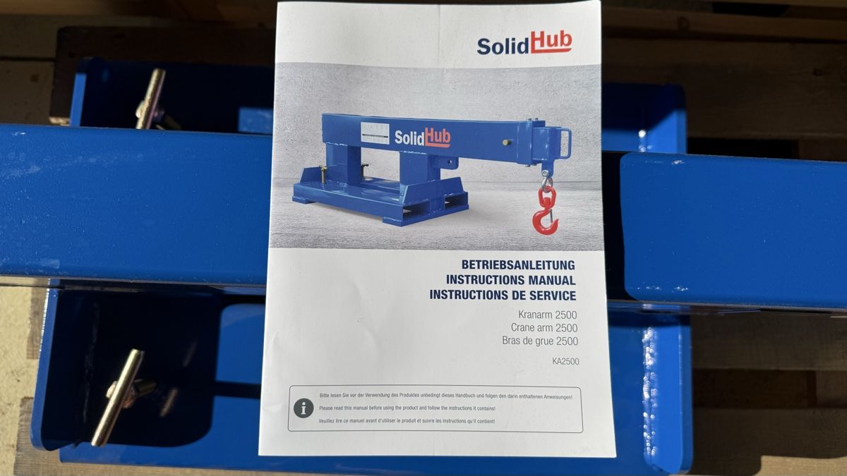 Grues: SolidHub Kranarm KA2500 1 Mal benutzt! – Neuf (Voir description) à Rehetobel par ZM81 4