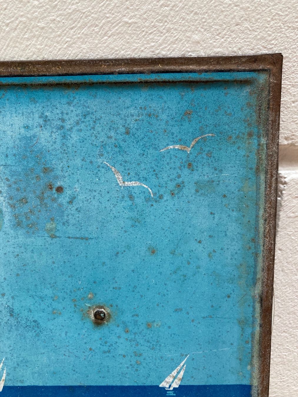 Insegne: Antikes Blechschild mit Kalender ! – Usato da Lyss venduto da Marylinn58 4