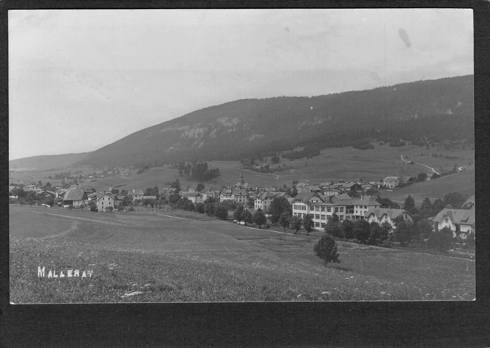 Ansichtskarten: CP× BE/JU Malleray , 1929 – Gebraucht aus Reichenburg von Pipo-67