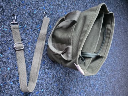 Grüne Vintage-Tasche, Umhängetasche, Top Zustand!