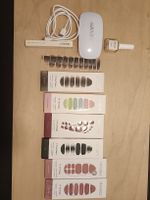 Maniko UV Gel Strips Set mit Lampe und Zubehör neu