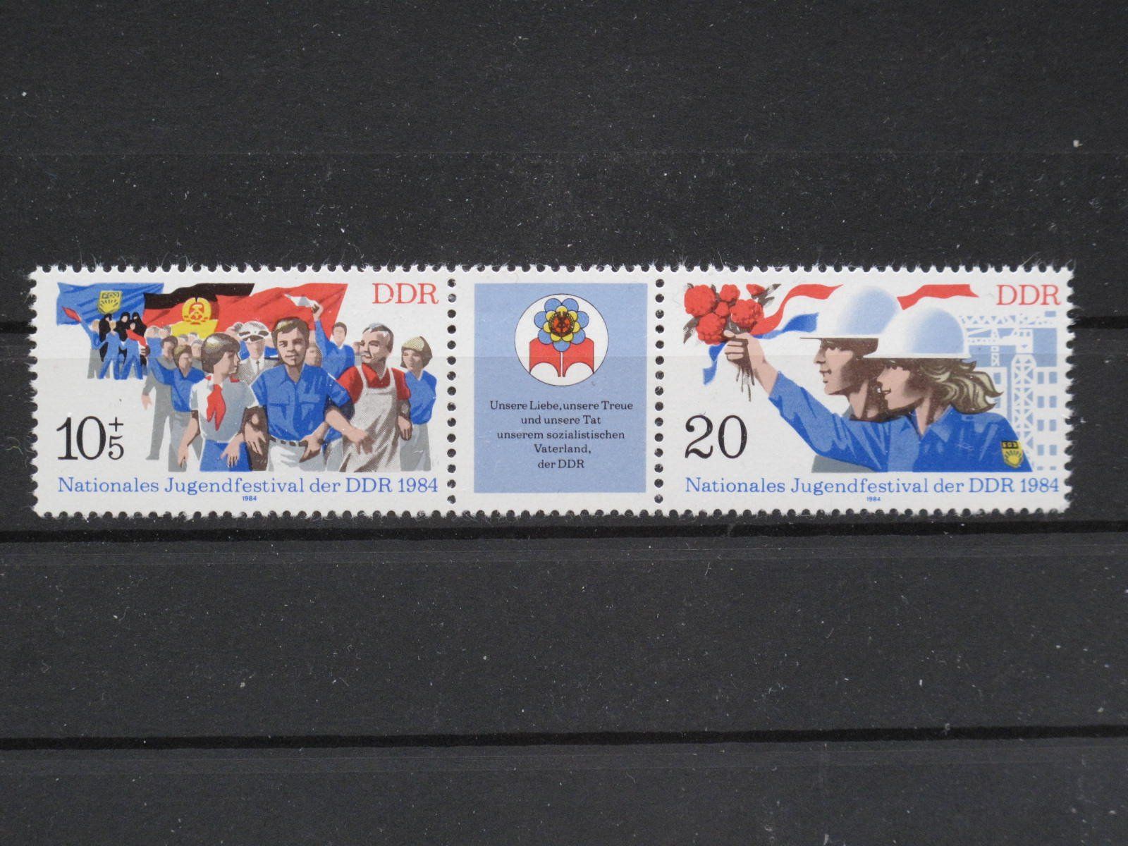 Alle Briefmarken: DDR 1984 Jugendfest ** – Gebraucht aus Wil SG von fva01