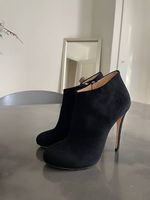 Giuseppe Zanotti black suede ankle boots in size 37.5