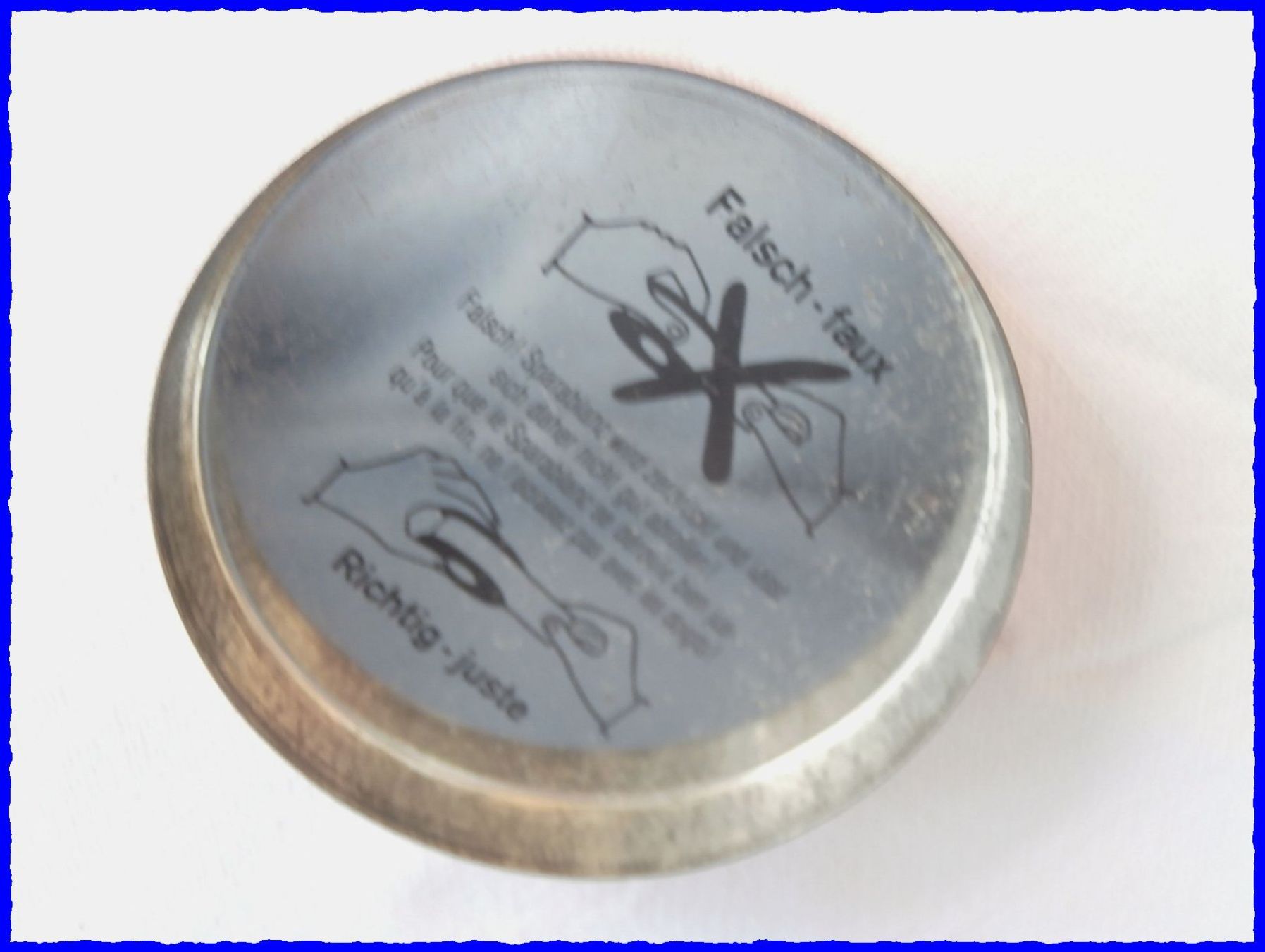 Barattoli: alte Blechdose "SPARABLANC" 2.5 cm - Laboratoires Sauter SA – Usato da Worblaufen venduto da Re_mo81 6