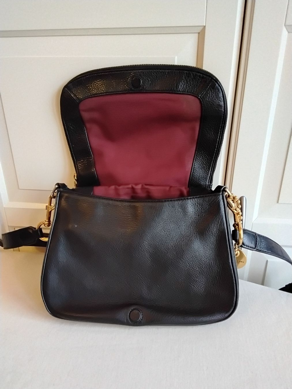 Marc Jacobs Borse: Umhängeledertasche schwarz – Usato da Fey venduto da ladamedunil 3