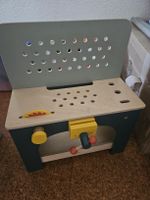 Werkbank Kinderspielzeug aus Holz mit viel Zubehör