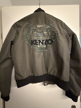 KENZO Bomberjacke oliv grün mit Tiger Gr. XS Zustand gut