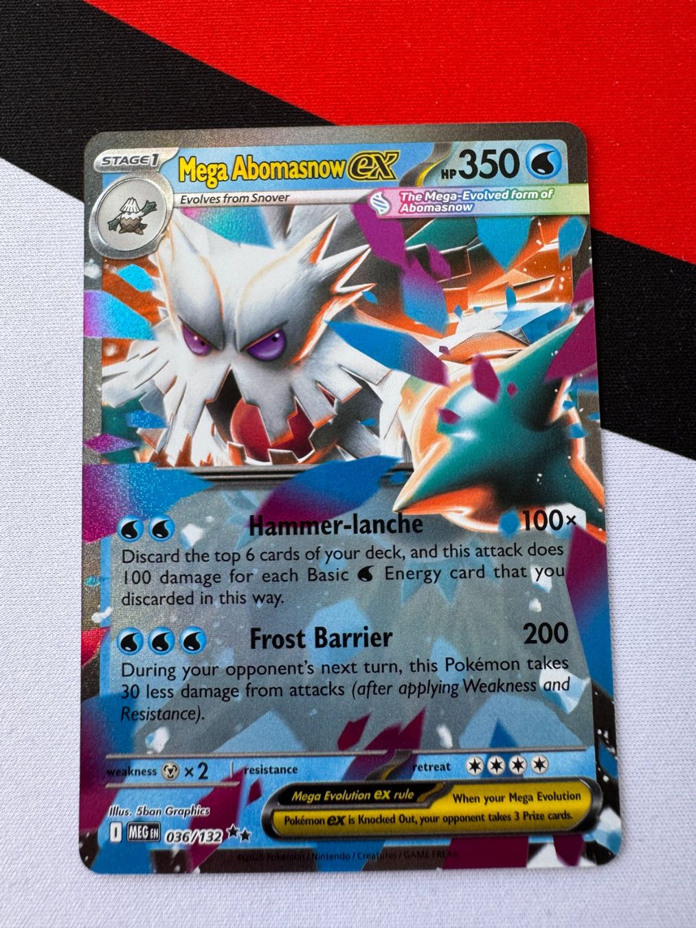 Pokémon Sammelbilder & Trading cards: Pokémon TCG - Mega Abomasnow ex (MEG036) Mega Evolution – Neu (gemäss Beschreibung) aus Oberwil BL von Chelsea26 2