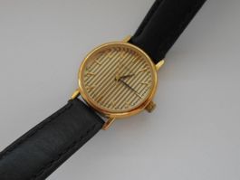 vintage Mondaine Damenarmbanduhr Vergoldet Quarz
