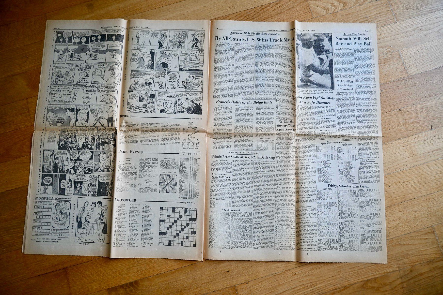 Riviste & Magazine: Int. Herald Tribune 1969 MAN ON MOON – Usato da Pfaffhausen venduto da mono_rec 4