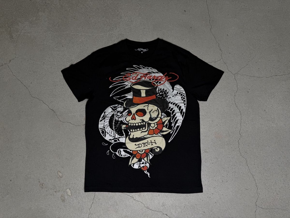 Ed Hardy T-shirt: Ed hardy t shirt Gr. M – Usato da Luzern venduto da Fabri2000