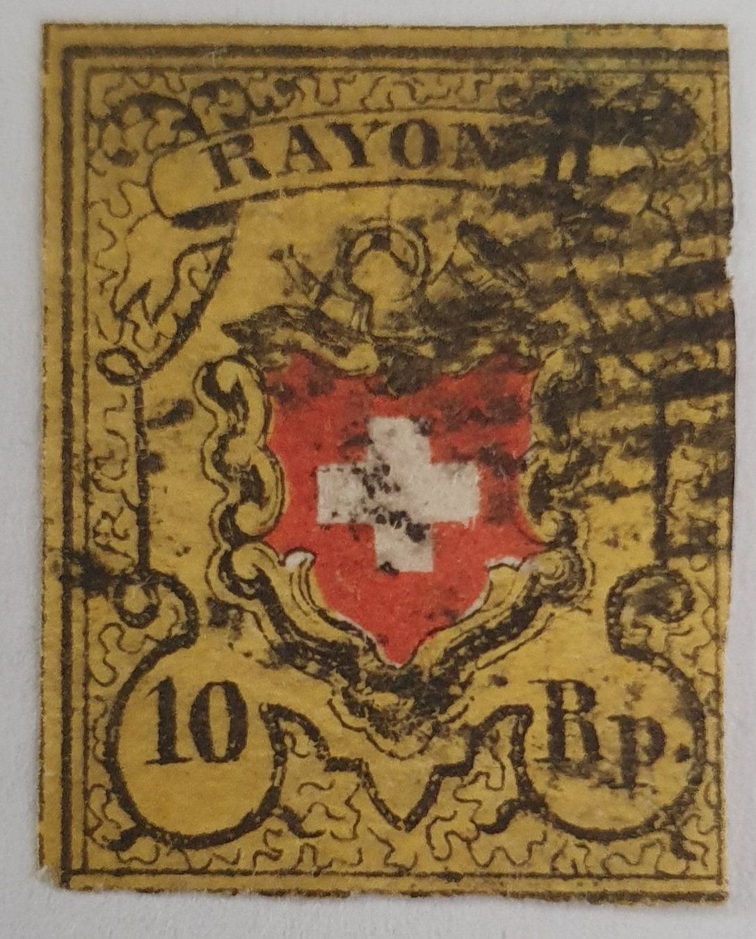 Tutti i francobolli: T25 B1 RU Kat. 675.- Rayon || – Usato da Balgach venduto da SIMEON27