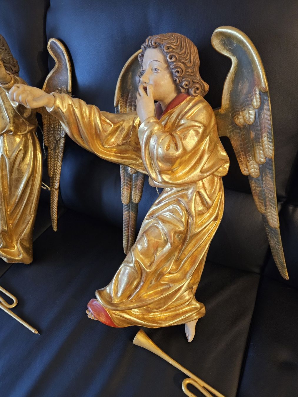 Statuette: Engel aus Holz ca1770 – Usato da Adlikon b.Regensdorf venduto da kuka02 1
