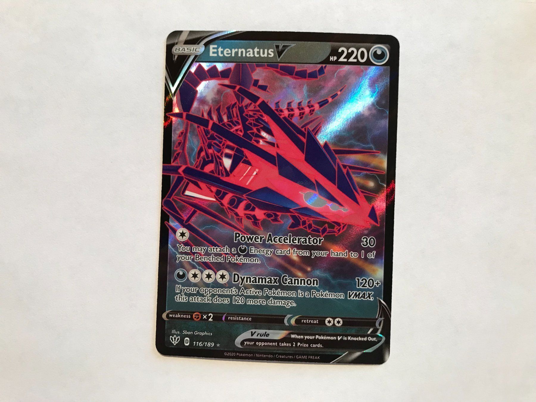 Pokémon Carte collezionabili: Eternatus V – Nuovo (secondo la descrizione) da Hagendorn venduto da Pokecollectorch 1