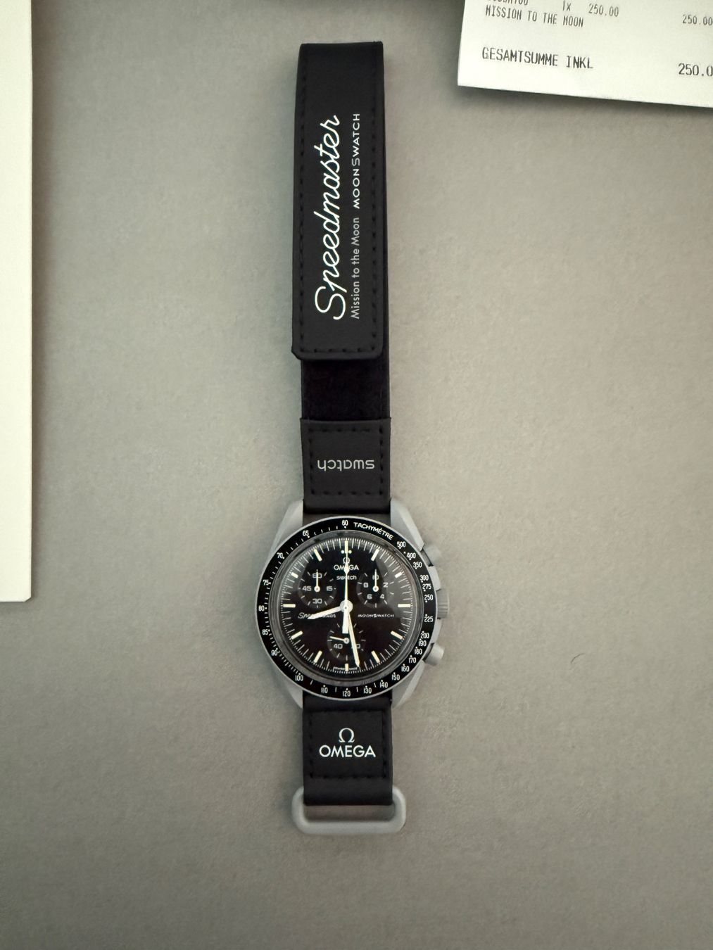 Swatch Uhren: Moonswatch "Mission to the Moon" + Extra bracelet – Gebraucht aus Davesco-Soragno von luganoluxuryshop 4