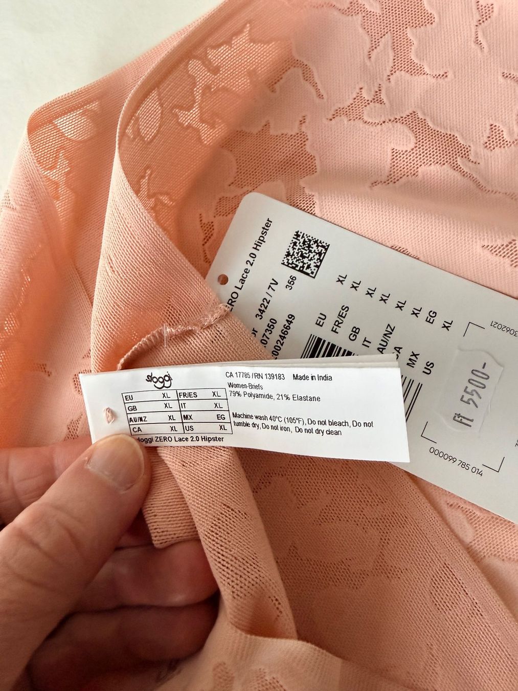 Sloggi Altra biancheria intima: SLOGGI, Hipster ZERO Lace, Grösse XL, Farbe Hellorange – Nuovo e nell'imballaggio originale da Rudolfstetten venduto da gst_g7xl 5