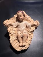 Antike Krippenfigur Jesuskind Vintage Deko Weih...