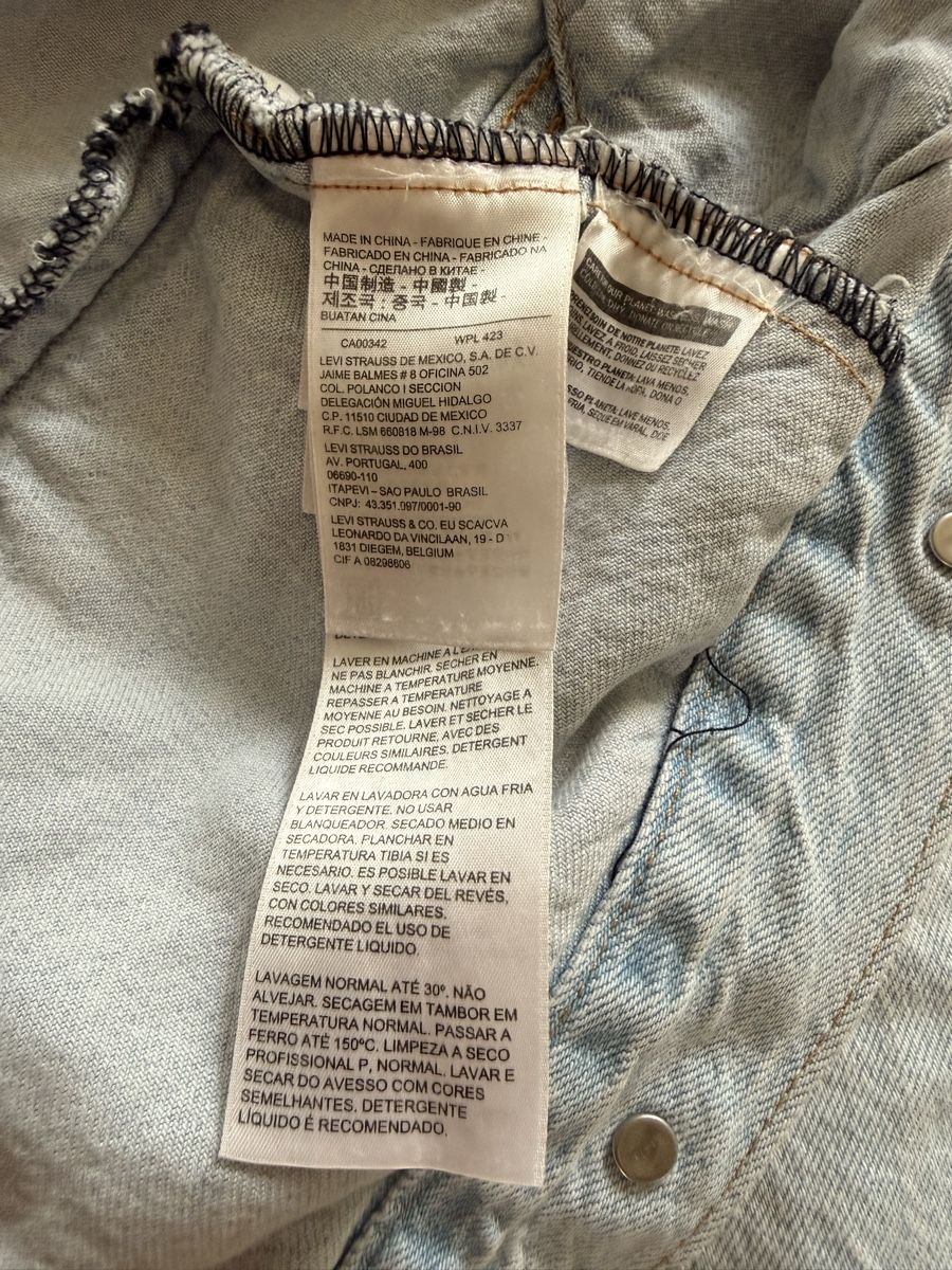 Levi's Giacche: Levis Jeans Jacke Levi Strauss S hellblau Weste  – Usato da Staad SG venduto da Chirrari 7