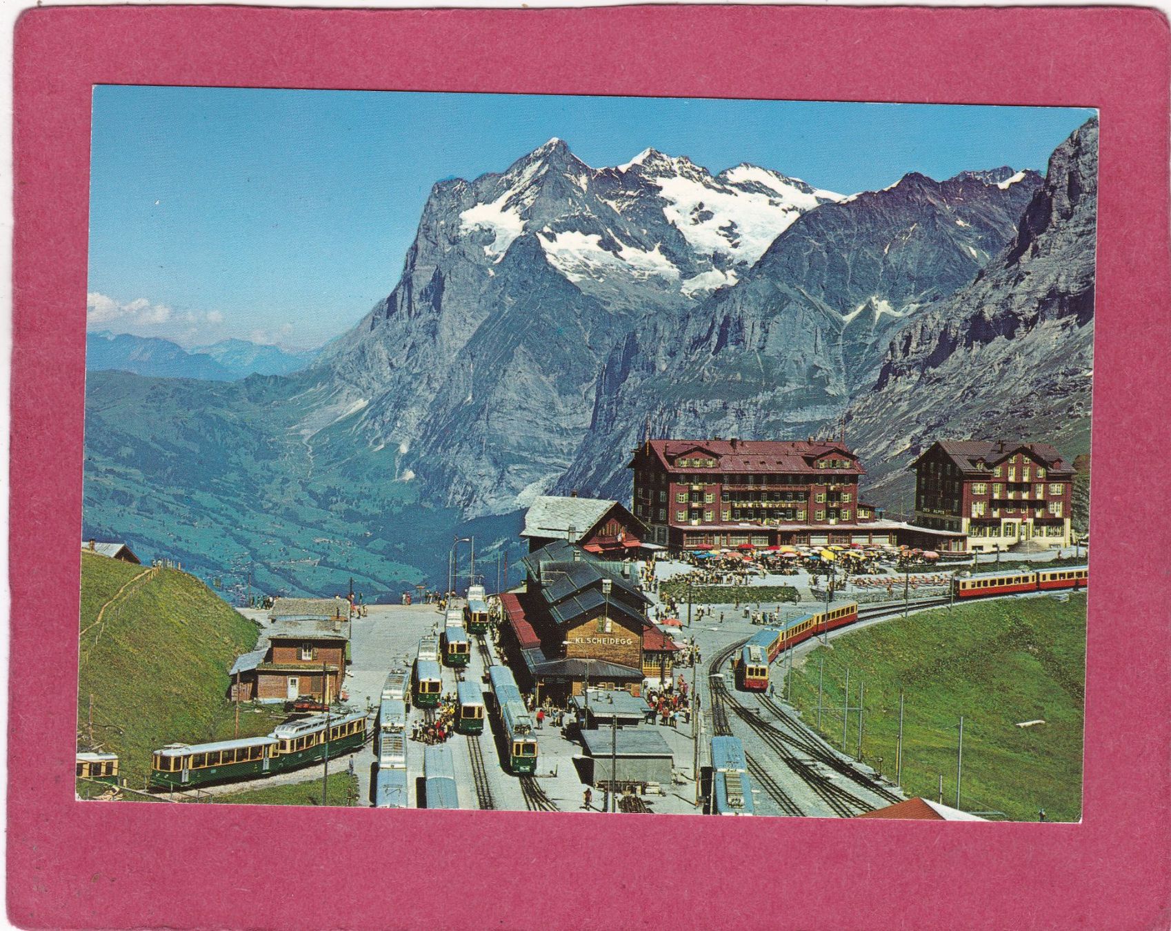 Cartes postales: Kleine Scheidegg Wetterhorn 1982 – D'occasion à Herisau par Lisegrat2008