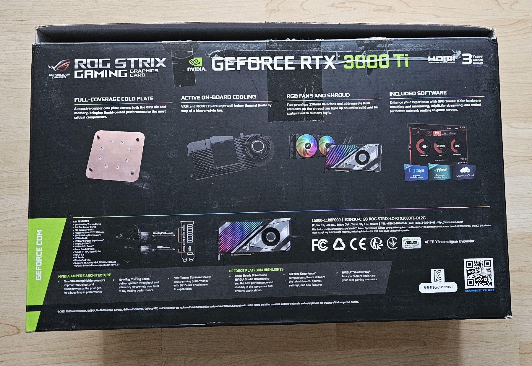 Asus Grafikkarten: ASUS ROG STRIX Geforce RTX 3080 Ti - 12GB - AIO – Gebraucht aus Lenzburg von Pa_hcs 1