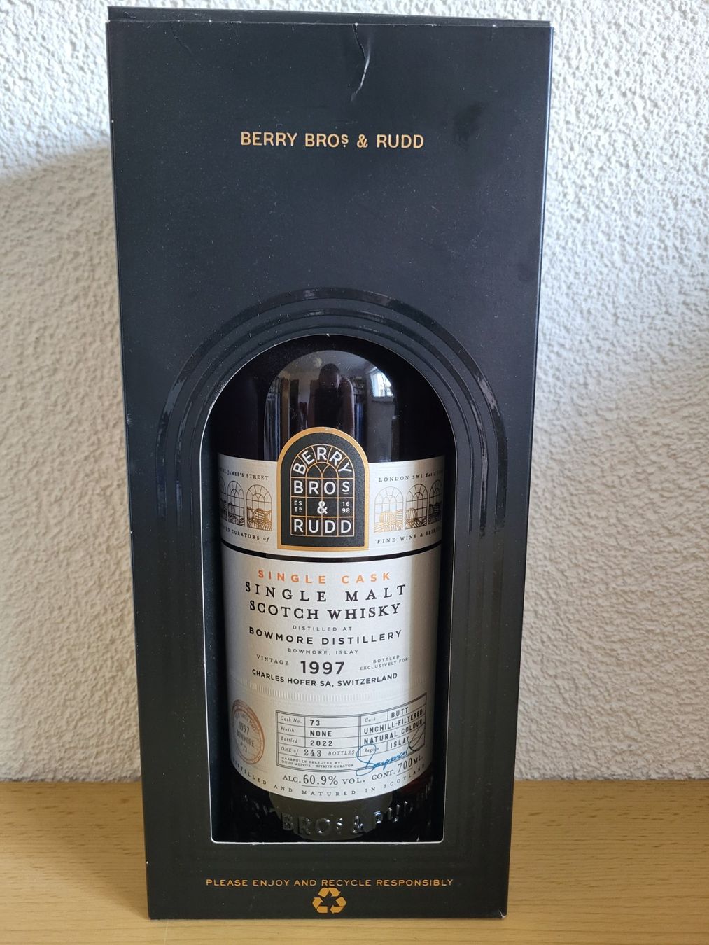 Bowmore Spirituosen: Bowmore 1997 Berry Bros & Rudd – Gebraucht aus Morlon von yan_y92p 4