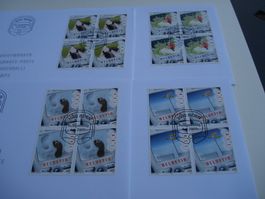 Satz MMS-Briefmarke 2005, FDC Einzel+ 4erblock, 5 Be