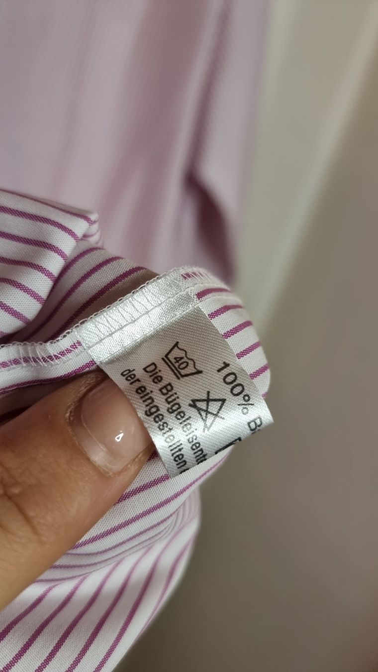 Walbusch Camicie: Walbusch Extraglatt Hemd, bügelfrei, gestreift – Usato da Wald ZH venduto da CapLux 5