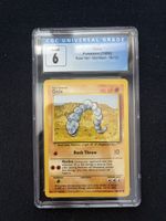 Carta Pokémon Onix Base Set 1999 CGC 6 Unlimited