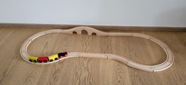 Eisenbahn Set mit Schienen (Ikea)