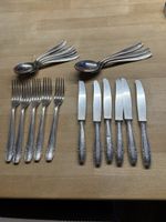Vintage Besteck, 18–teilig, versilbert 90, guter Zustand