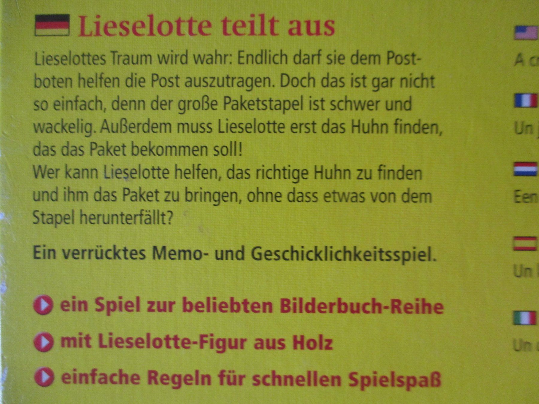 Haba Giochi: Spiel Liselotte teilt aus – Usato da Birsfelden venduto da alles-muss-raus 1