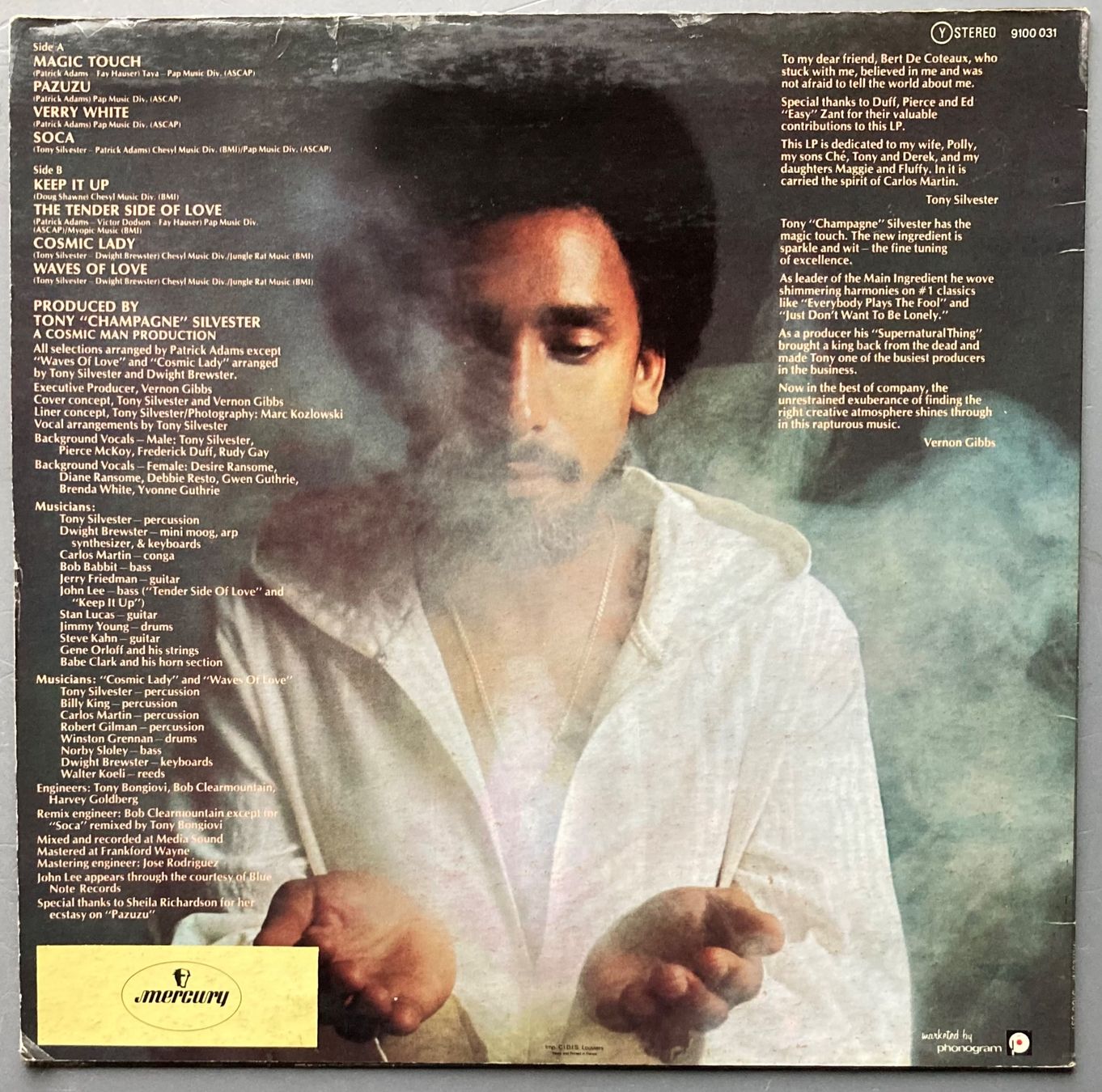 Dischi in vinile: TONY SILVERSTER & THE NEW INGREDIENT - MAGIC TOUCH – Usato da Poliez-Pittet venduto da Newtown-Records 1
