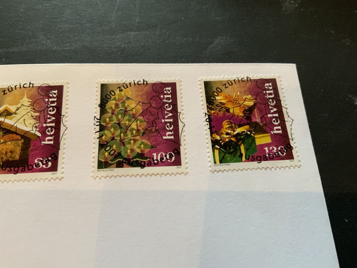 Tutti i francobolli: 2007 WEIHNACHTSBRÄUCHE FDC VOLL EINWANDFREI – Usato da Beinwil am See venduto da Ricri 1